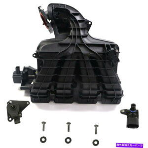 Intake Manifold �z�C�}�j�z�[���hw/�t���[����o���u�ƃh�b�W�L�����o�[�p�Z���T�[�N���C�X���[�W�[�vL4 Intake Manifold w/ Flow Control Valve &Sensor for Dodge Caliber Chrysler Jeep L4�y���s�A���i�z