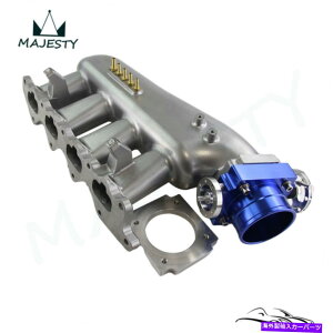 Intake Manifold OHT[4G63 EVO 4-9 + 80mmXbg{fBu[̐ێ}jz[h Intake Manifold For Mitsubishi Lancer 4G63 EVO 4-9 + 80mm Throttle Body Blue