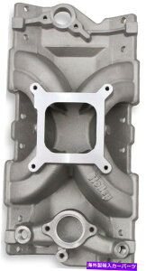 Intake Manifold �V�����z�[���[�V���O���v���[���C���e�[�N�}�j�z�[���h�A�V���o�[�T�e���A4.18 �O�̍����A262-400c NEW HOLLEY SINGLE PLANE INTAKE MANIFOLD,SILVER SATIN,4.18 FRONT HEIGHT,262-400C�y���s�A���i�z