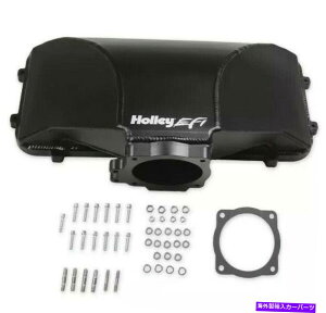 Intake Manifold Holley EFI 300-281 HI-RAM 95mm�����T�C�h�}�E���g�v���i���g�b�v86-95 5.0�u���b�N Holley EFI 300-281 HI-RAM 95MM Fabricated Side Mount Plenum Top 86-95 5.0 Black�y���s�A���i�z