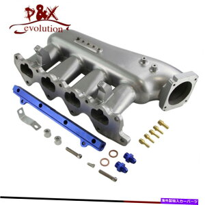 Intake Manifold OHT[̋zC}jz[h+R[4 5 6 7 8 9 2.0turbo Intake Manifold+ Fuel Rail for Mitsubishi Lancer Evolution 4 5 6 7 8 9 2.0Turbo
