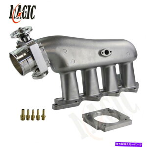 Intake Manifold ێ}jz[h+T[̂߂80mmXbg{fB4G63 EVO 4 5 6 7 8 9 SL Intake Manifold+ 80mm Throttle Body For Lancer Evolution 4G63 EVO 4 5 6 7 8 9 SL