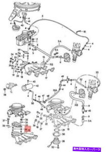 Intake Manifold �{���̃t�H���N�X���[�Q���C���e�[�N�ڑ�NOS�A�E�f�B4000 5000 FOX Dasher 33 049129711C Genuine Volkswagen Intake Connection NOS Audi 4000 5000 Fox Dasher 33 049129711C