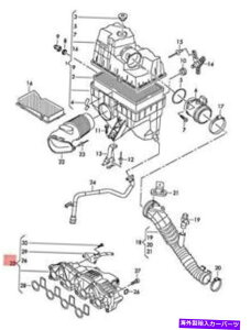 Intake Manifold �{����VW Campmobile Typ2 Transp�B LT�z�C�ڑ�03L129711p Genuine VW Campmobile Typ2 Transp. LT Intake Connection 03L129711P�y���s�A���i�z
