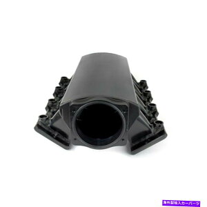 Intake Manifold A~jE102mmێ吹|[g[vt@CLS1 LS2 LS6ubNAmfBO Aluminum 102mm Intake Cathedral Port Low Profile LS1 LS2 LS6 Black Annodized