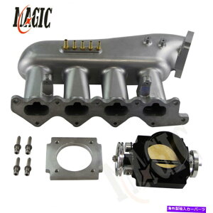 Intake Manifold ێ}jz[h+T[̃G{[V̂߂80mmXbg{fB4G63 EVO 4 5 6 7 8 9 BK Intake Manifold+ 80mm Throttle Body For Lancer Evolution 4G63 EVO 4 5 6 7 8 9 BK