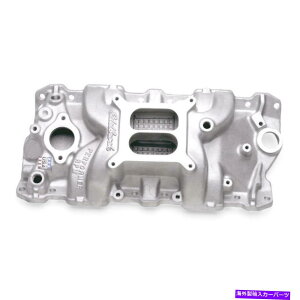 Intake Manifold Edelbrock Intake Manifold 7101; SBCp̃ptH[}[RPMfAv[TeA~jE Edelbrock Intake Manifold 7101; Performer RPM Dual Plane Satin Aluminum for SBC
