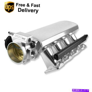 Intake Manifold �␻�����ꂽ102mm LS1�z�C�}�j�z�[���h+�X���b�g���{�f�BLS2 LS6�V�[�g���^��AI Silver Fabricated 102mm LS1 Intake Manifold+Throttle Body LS2 LS6 Sheet Metal AI�y���s�A���i�z