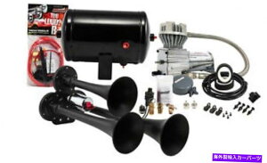 Intake Manifold Kleinn HK3-1jo[TubNgvgCz[130 psiGARvbT[148db Kleinn HK3-1 Universal Black Triple Train Horn & 130 PSI Air Compressor 148dB