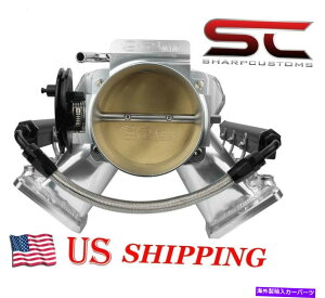 Intake Manifold 92mm LS3�X�N�G�A�|�[�g�V�[�g���^���C���e�[�N�������ꂽ�e�B�O�A���~�j�E���R�����[�� 92mm LS3 Square port SHEET METAL INTAKE FABRICATED TIG ALUMINUM W/FUEL RAILS�y���s�A���i�z