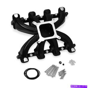 Intake Manifold Holley Performance 300-132BK LSVOv[~bhCXێ Holley Performance 300-132BK LS Single Plane Mid-Rise Intake