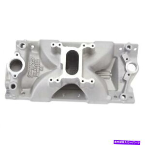 Intake Manifold Edelbrock Victor Jr. Sportsman 2V 23�x�̐ێ�ʃ}�j�z�[���h262-400 V8 Edelbrock Victor Jr. Sportsman 2V 23 Degree Intake Manifold For Chevy 262-400 V8�y���s�A���i�z
