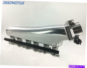 Intake Manifold DeepMotor 2JZ-GTE 90mm�r���b�g�z�C�}�j�z�[���h�R�����[��90 mm�X���b�g���{�f�B�Z�b�g Deepmotor 2JZ-GTE 90mm Billet Intake Manifold Fuel Rail 90 mm Throttle Body Set�y���s�A���i�z