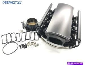 Intake Manifold ��z�C�}�j�z�[���hLS1 LS2 LS6 102mm w/�}�b�v�Z���T�[�|�[�g�R�����[���X���b�g���{�f�B Low Intake Manifold LS1 LS2 LS6 102mm w/ MAP Sensor Port Fuel Rail Throttle Body