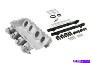 Intake Manifold Holley EFI Holley 300-672 Ultra Lo-Ram�}�j�z�[���h�x�[�X��Fuel Rails�V���O�� Holley EFI Holley 300-672 Ultra Lo-Ram Manifold Base & Fuel Rails Single�y���s�A���i�z