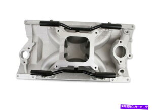 Intake Manifold Holley EFI 300-263 SBC 4150�V���O���v���[���R�����ˋz�C�}�j�z�[���h�{���e�b�N Holley EFI 300-263 SBC 4150 Single Plane Fuel Injection Intake Manifold Vortec�y���s�A���i�z