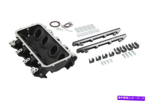 Intake Manifold Holley EFI 300-601BK�f���A���R���C���W�F�N�^�[LS1 LO-RAM�}�j�z�[���h�x�[�X Holley EFI 300-601BK Dual Fuel Injector LS1 Lo-Ram Manifold Base�y���s�A���i�z