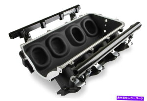 Intake Manifold Holley EFI 300-602BK�x�[�X�}�j�z�[���h�����LO-RAM 300-621BK�p���[���L�b�g Holley EFI 300-602BK Base Manifold and Rail Kit for Lo-Ram 300-621BK�y���s�A���i�z