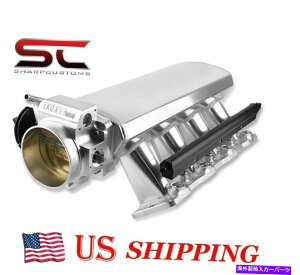 Intake Manifold 102mm LS1�V�[�g���^���C���e�[�N�������ꂽ�e�B�O�n�ڃA���~�j�E���R�����[�� 102mm LS1 SHEET METAL INTAKE FABRICATED TIG WELDED ALUMINUM W/FUEL RAILS�y���s�A���i�z