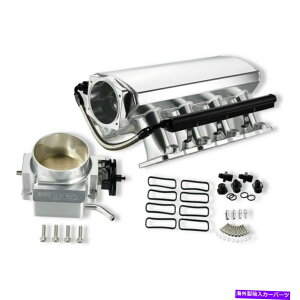 Intake Manifold LS1 LS2 LS6̂߂̒102mmێ}jz[h + 92mmXbg{fBVo[ For LS1 LS2 LS6 High Profile 102mm Intake Manifold + 92mm Throttle Body Silver