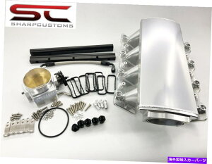 Intake Manifold LS3 L92[vt@C102mmt@uCe[N}jz[hW/}bvZT[|[gWR[ LS3 L92 Low Profile 102mm Fab Intake Manifold w/ MAP Sensor Port w Fuel Rail