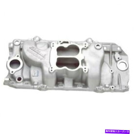 Intake Manifold Edelbrock 2161パフォーマー2-0ストリートインテークマニホールドビッグブロックシボレーオバルポート Edelbrock 2161 Performer 2-0 Street Intake Manifold Big Block Chevy Oval Port