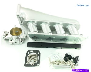Intake Manifold 摂取マニホールドスロットルボディ燃料レール2006-2011 K20ホンダシビックシルバー Intake Manifold Throttle Body Fuel Rail Set for 2006-2011 K20 Honda Civic Silver