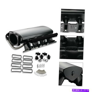 Intake Manifold 102mm�Ⴂ�����v�z�C�}�j�z�[���hLS1 LS2 LS6 5.3L 6.0L�R�����[��w/ 102mm Low Ramp Intake Manifold LS1 LS2 LS6 5.3L 6.0L Aluminum Black w/Fuel Rails�y���s�A���i�z