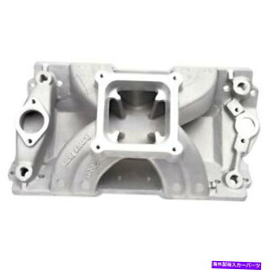 Intake Manifold Edelbrock Victor 15-18 DegB 4500V[YLu^[̃V{[̋zC}jz[h Edelbrock Victor 15-18 Deg. Intake Manifold For Chevy For 4500 Series Carburetor