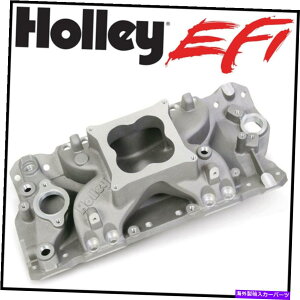 Intake Manifold Holley EFI�V���O���v���[��4150�t�����W�z�C�}�j�z�[���hSBC�V�{���[�X���[���u���b�NV8 Holley EFI Single Plane 4150 flange Intake Manifold SBC Chevy Small Block V8�y���s�A���i�z