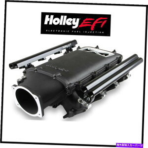 Intake Manifold Holley EFI 300-625BK LO-RAM INTAKE MANIFOLD W/RAILS�f���A���C���W�F�N�^�[GM LS1 LS2 LS6 Holley EFI 300-625BK Lo-Ram Intake Manifold w/Rails Dual Injector GM LS1 LS2 LS6�y���s�A���i�z