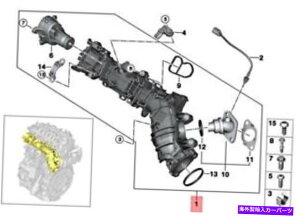 Intake Manifold �{����BMW�~�jX1�N�[�p�[�C���e�[�N�}�j�z�[���hEGR�ƃt���b�v�R���g���[��11618579246 Genuine BMW MINI X1 Cooper INTAKE MANIFOLD EGR WITH FLAP CONTROL 11618579246�y���s�A���i�z