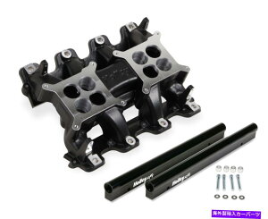 Intake Manifold Holley EFI 300-121BK Holley LS EFI�}�j�z�[���h-2x4�f���A���v���[��-Black Holley EFI 300-121BK Holley LS EFI Manifold - 2x4 Dual Plane - Black�y���s�A���i�z