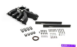 Intake Manifold 300-290bk�z���[�V���O���v���[��EFI�X�v���b�g�f�U�C�����[�X�ێ�}�j�z�[���h-GM 300-290BK Holley Single Plane EFI Split-Design Race Intake Manifold- GM�y���s�A���i�z