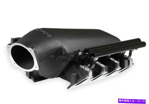 Intake Manifold Holley EFI 300-683BK HOLLEYLO-RAM MANIFOLD KIT�f���A���C���W�F�N�^�[ - �u���b�N-GM Holley EFI 300-683BK Holley Lo-Ram Manifold Kit Dual Injector- Black - GM�y���s�A���i�z