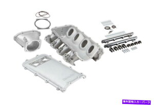 Intake Manifold HolleyEfi Holley 300-684�o�[�X�g�p�l���t�����W�t���E���g���������}�j�z�[���h�L�b�g Holley EFI Holley 300-684 Ultra Lo-Ram Manifold Kit with Burst Panel Flange�y���s�A���i�z