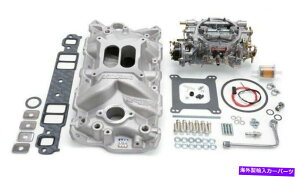 Intake Manifold Edelbrock}jz[hƒYLbg̃ptH[}[EPSV{[p̏ȃubN Edelbrock Manifold And Carb Kit Performer Eps Small Block for Chevrolet