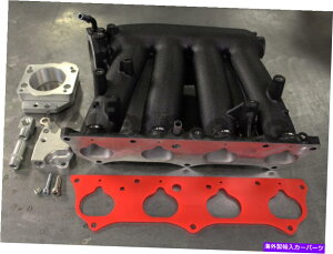 Intake Manifold 2012-15シビックSIブラックRBCインテークマニホールドスワップキットW/ ZDXスロットルボディアダプター 2012-15 Civic Si Black RBC Intake Manifold Swap Kit w/ ZDX Throttle Body adapter
