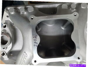 Intake Manifold Edelbrock Big Victor�X�v���b�h�|�[�g�z�C�}�j�z�[���h9.800�W���f�b�LPN 28001 Edelbrock Big Victor Spread-Port Intake Manifold 9.800 Standard Deck PN 28001�y���s�A���i�z
