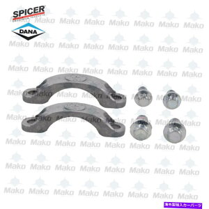 Driveshaft 170-70-18X�X�p�C�T�[�h���C�u�V���t�g�L���b�v���{���g�X�g���b�v�L�b�g�����j�o�[�T���W���C���gSPL170�ɓK�����܂� 170-70-18X SPICER Driveshaft Cap & Bolt Strap Kits fits Universal joint SPL170�y���s