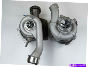Turbo Charger Ford Powerstroke F250 F350 F450 F550 6.4 350HPrbgcCBV70 V2S^[{`[W Ford Powerstroke F250 F350 F450 F550 6.4 350HP billet twin BV70 V2S Turbocharger
