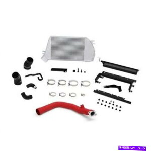 Turbo Charger ~Vggbv}EgC^[N[[̓XoWRX 2015+Vo[N[[bhpCvɓK܂ Mishimoto Top-Mount Intercooler Fits Subaru WRX 2015+ Silver Cooler Red Pipe