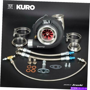 Turbo Charger KURO GTX3076R GEN 2�{�[���x�A�����O�^�[�{�`���[�W0.82 A/R V�o���h�C�����b�g���A�E�g���b�g KURO GTX3076R GEN 2 Ball Bearing Turbocharger 0.82 A/R V-band inlet & outlet�y���s�A���i�z