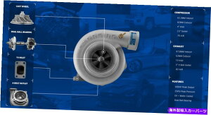 Turbo Charger CxRacingZ~bNfA{[xAOGT35 T3 0.82 A/R^[{[d500HP CXRacing Ceramic Dual Ball Bearing GT35 T3 0.82 A/R Turbo Charger 500HP