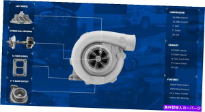 Turbo Charger CxRacing�V���O���{�[���x�A�����OGT3076 0.85 A/R�^�[�{�[�d��T4�c�C���X�N���[��VBAND CXRacing Single Ball Bearing GT3076 0.85 A/R Turbo Charger T4 Twin Scroll Vband�y���s�A���i�z