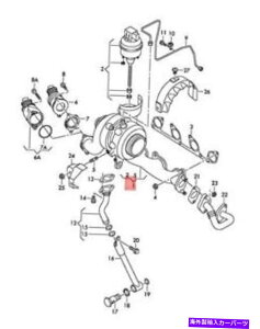 Turbo Charger {VWAEfBXR_EOSStGL][Xg}jz[h^[{`[W[03L253056AX Genuine VW AUDI SKODA Eos Golf Exhaust Manifold With Turbocharger 03L253056AX