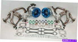 Turbo Charger シボレーツインターボキットSBC 350 383 1000+hpターボチャージャーエアホーン用の小さなブロック Small Block FOR Chevy Twin Turbo kit SBC 350 383 1000+hp Turbocharger Air Horns