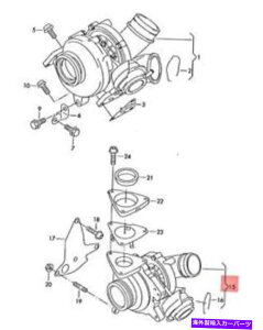 Turbo Charger �{����VW Campmobile Typ2 Transp�B LT�r�C�K�X�^�[�{�`���[�W���[070145701N Genuine VW Campmobile Typ2 Transp. LT Exhaust Gas Turbocharger 070145701N�y���s�A���i�z