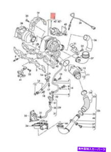 Turbo Charger �{����VW�S���tR32�^�[�{�`���[�W���[�t��GTI�E�T�M�r�C�}�j�z�[���h04L253056PX Genuine VW Golf R32 GTI Rabbit Exhaust Manifold With Turbocharger 04L253056PX�y���s�A���i�z