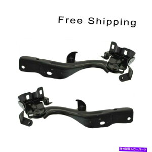 HOOD HINGES 2̃t[hqW̃hCo[ƏȑZbg2013-2018YAeB}Z_ Driver and Passenger Side Set of 2 Hood Hinge Fits 2013-2018 Nissan Altima Sedan
